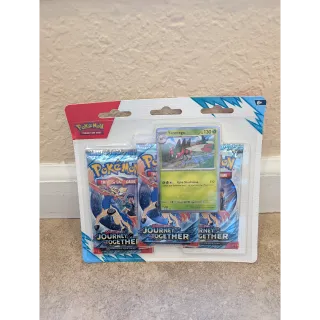 Pokemon TCG Scarlet & Violet Journey Together 3 Booster Blister Yanmega Promo