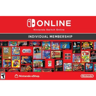 Nintendo Switch Online 12 Month Individual Membership Digital Code USD United States | Automatic Instant Delivery