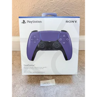 Sony PlayStation 5 PS5 DualSense Dual Sense Wireless Controller Haptic Feedback Mic Headset Galactic Purple