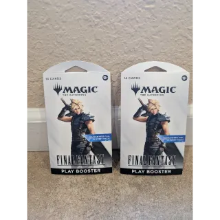 2 Magic The Gathering Final Fantasy Booster Play Booster Packs - Trading Cards Game - New