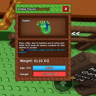 semi titan rb peacock