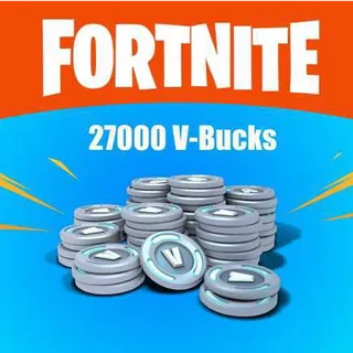 Vbucks 27000