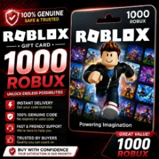 Roblox 1000 Digital Giftcard.
