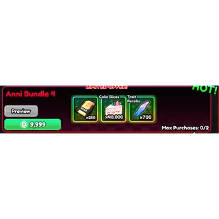 Anni Bundle 4 Anime Vanguards