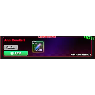 Anni Bundle 5 Anime Vanguards