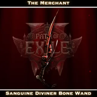 🩸POE2 - Sanguine Diviner Bone Wand