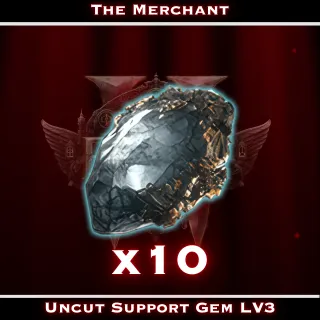 🩸POE2 - X10 Uncut Support Gems LV3