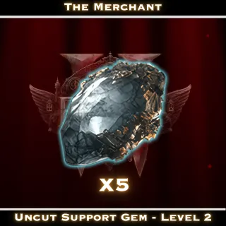 🩸POE2 - X5 Uncut Support Gem - Level 1