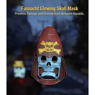 Glowing skull mask