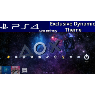 Symbols in the Stars Dynamic Theme - PS4 US Instant Delivery - PS4