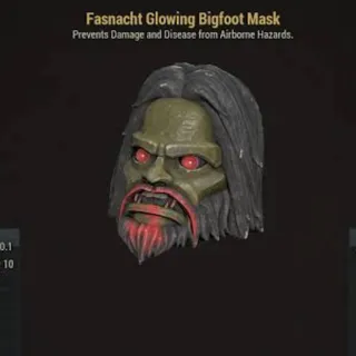 Glowing Bigfoot Mask