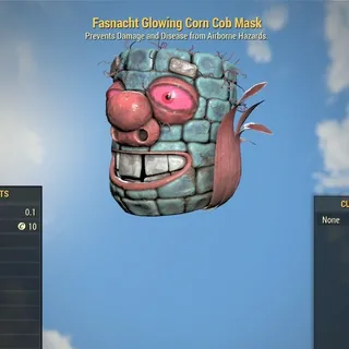 Glowing Corn Cob Mask