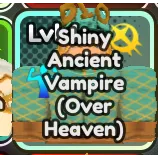 Shiny Godly Ancient Vampire (Over Heaven) / Shiny Godly DIO OH Anime Last stand