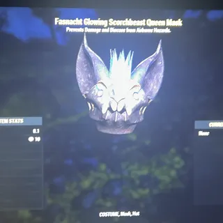 glowing scorchqueen mask