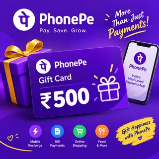 ₹ 500 INR - phone pay GC - INSTANT
