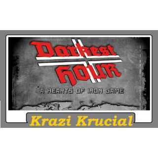 Darkest Hour A Hearts of Iron Game (2 For $1.10)