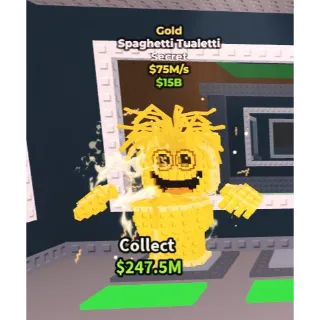 75M Gold Spaghetti Tualetti