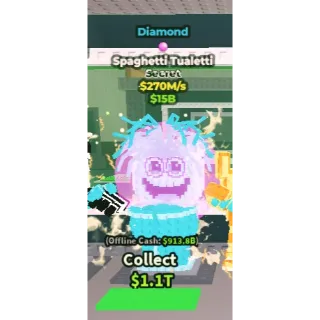  270m Diamond Spaghetti Tualetti