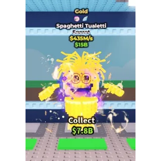 435m Gold Spaghetti Tualetti