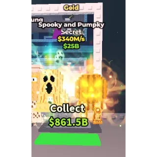 340m Gold Spooky and Pumpky