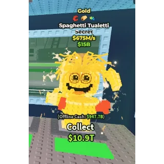 675M GOLD SPAGHETTI TUALETTI