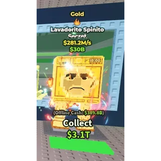 281.2M GOLD LAVADORITO SPINITO
