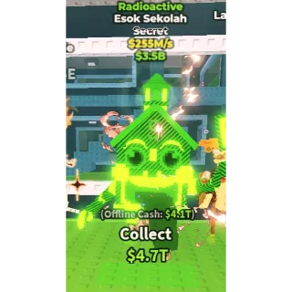 255m Radioactive Esok Sekolah