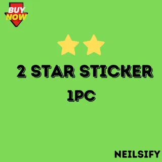 2 Star Sticker Monopoly Go 1pc