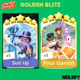 Suit Up + Final Gambit Monopoly Go