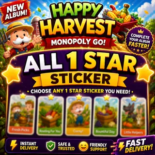 Monopoly go 1⭐ Sticker