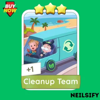 Cleanup Team Monopoly Go