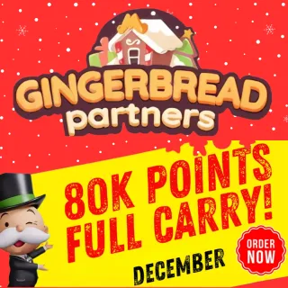 2 Slots Gingerbread Partners Event Monopoly Go