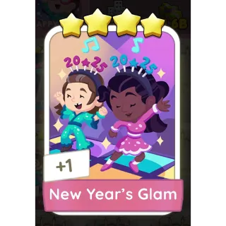 New Year's Glam Monopoly Go