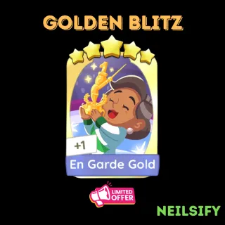 En Garde Gold Monopoly Go Gold Sticker