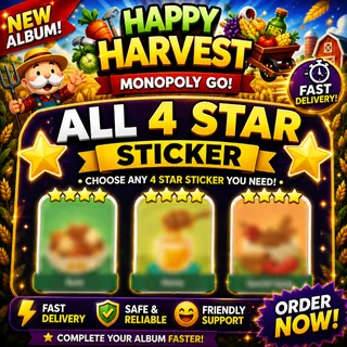 Monopoly Go 4⭐ Sticker