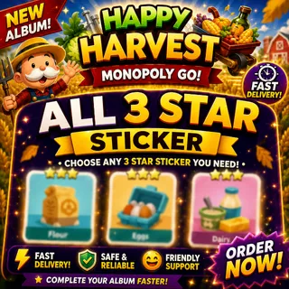 Monopoly Go 3⭐ Sticker