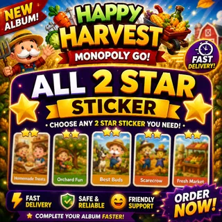 Monopoly Go 2⭐ Sticker