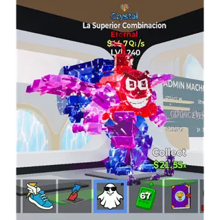 Fortnite steal the brainrot /La Superior Combinacion Crystal level  240 🔥 🔥 