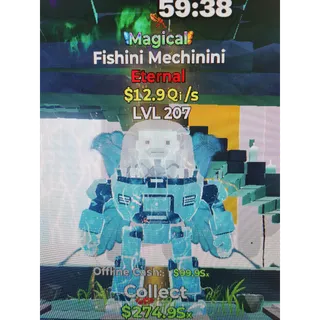 Fortnite steal the brainrot /Fishini Mechinini Magical 1 Trait👍🏼🤍 