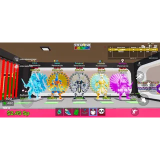 FORTNITE steal the brainrot /5 Pavonaccio all event with Traits level 100