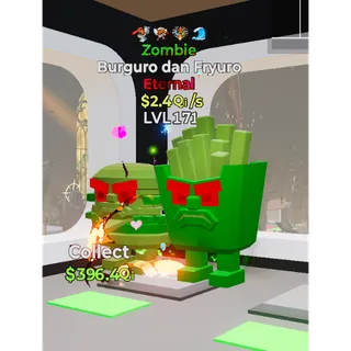 Fortnite steal the brainrot /Burger dan Fryuro Zombie 🔥🔥 