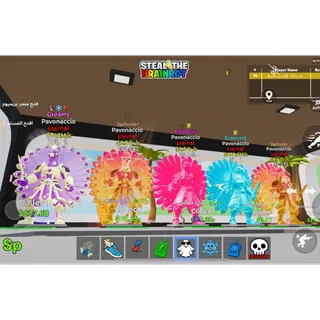 Fortnite steal the brainrot / x5 PAVONACCIO all events with Traits🔥 