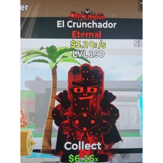 Fortnite steal the brainrot / El Crunchador Darkness Level 190 (3.2Qi) 🔥 