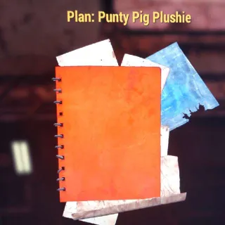 Punty Pig Plushie