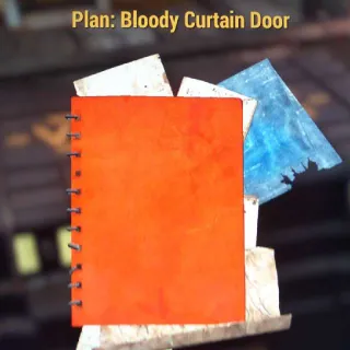 Bloody Curtain Door