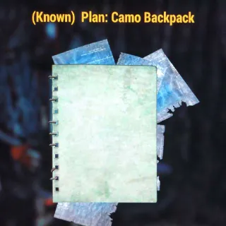 Camo Backpack Plan
