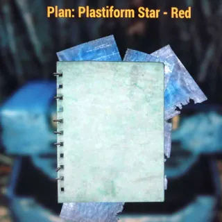 Red Plastiform Star