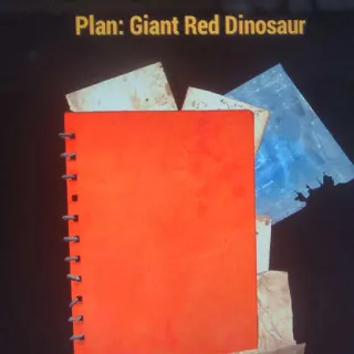 Giant Red Dinosaur