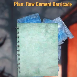 Raw Cement Barricade