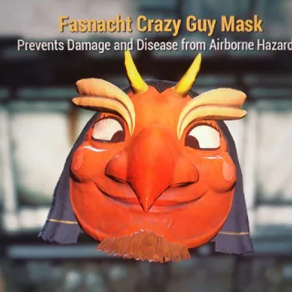 Fasnacht Crazy Guy Mask